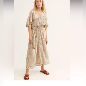 Magnolia Pearl Cotton Eyelet Lilian Kaftan Dress